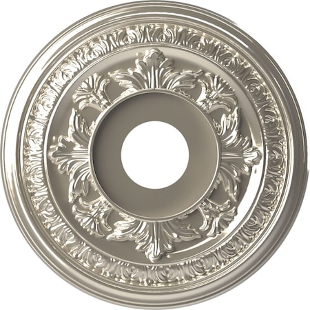 Baltimore PVC Ceiling Medallion (Fits Canopies Up To 6 1/2), 16OD X 3 1/2ID X 1P